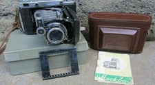 FOTOCAMERA SOVIETICA RUSSA MOSKVA -MOSCA-5  6X9 E  6X6 COMPLETTA DI TUTTO