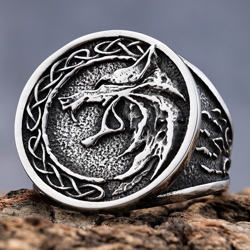 Anello uomo lupo animale - anello,