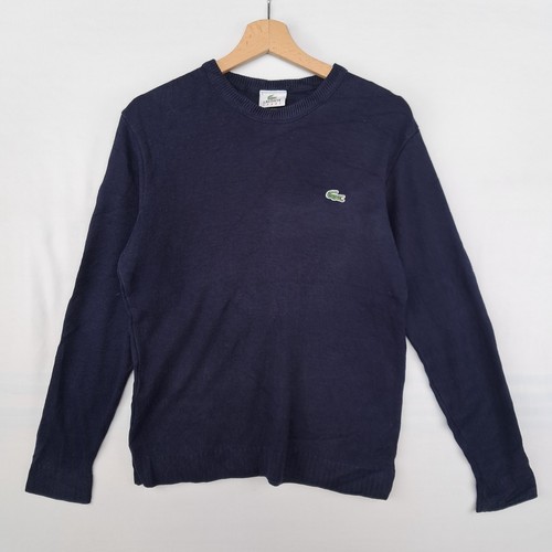 Maglione lacoste colore blu - maglione,
