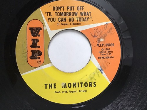 The monitors don put off - put,