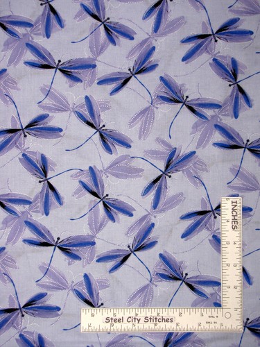 Tessuto cotone viola riflessi - cotone,