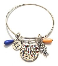 Stranger Things Bracciale Bangle Alfabeto Luci Natale Eleven 11 Demogorgone