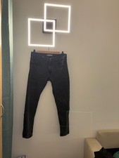Jeans ZARA uomo nero slavato