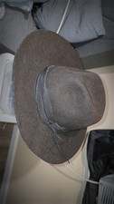 Cappello Goorin Bros nero lana western country cowboy fedora uomo donna taglia media 