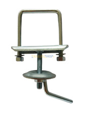 SUPPORTO RUOTA DI SCORTA 10 POLLICI PER TUBOLARE Q80 CARRELLO RIMORCHIO ELLEBI