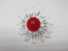Cristallo Swarovski Margherita Rossa scs 2000 255805 Flower Nuovo renewal gift