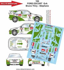 DECALS 1/43 REF 0184 ESCORT