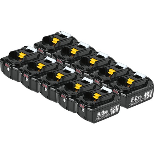 10x bl1830 18v - 10x, bl1830-18v/8,0ah