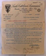 SOCIETA' CATTOLICA DI ASSICURAZIONE - Caltanissetta - 5-8-1935