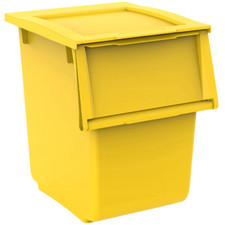 Ecobin 25 contenitore 25 lt con manici per pattumiera Terry Ecoline giallo