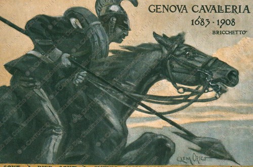 1683 1908 genova cavalleria - genova,
