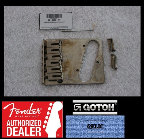 Fender gotoh aged relic nickel - aged/relic,