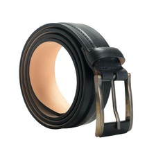 Cintura uomo Giorgio Armani 100% pelle nera fibbia taglia 28 30 32 34 36 38