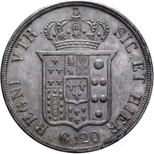 Piastra 120 grana - 120, 1836