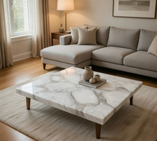 Tavolo In Pietra Agata Bianca