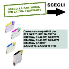 WE-1280 CARTUCCIA x Stampante Ink Jet  COMPATIBILE per EPSON  (Volpe)