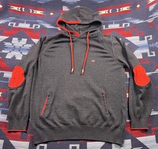 Dsquared2 Pullover Uomo Felpa con Cappuccio D2 Nero Rosso Italia L/XL