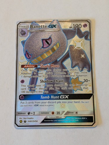 Pokemon card banette - card, gx