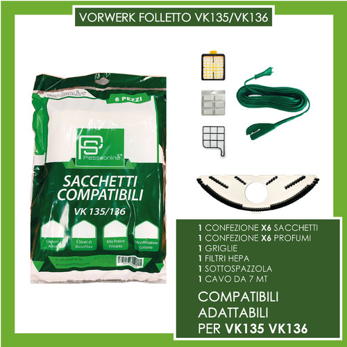 Kit ricambi folletto - kit, 135