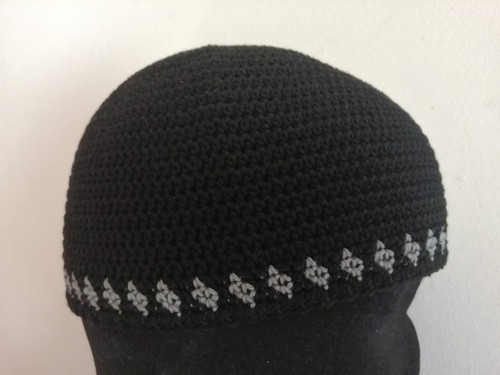 Cappello nero uomo papalina - cappello,