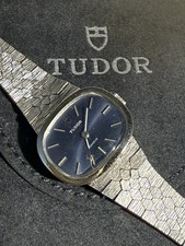 Tudor geneve donna carica manuale bracciale acciaio originale pochette velluto