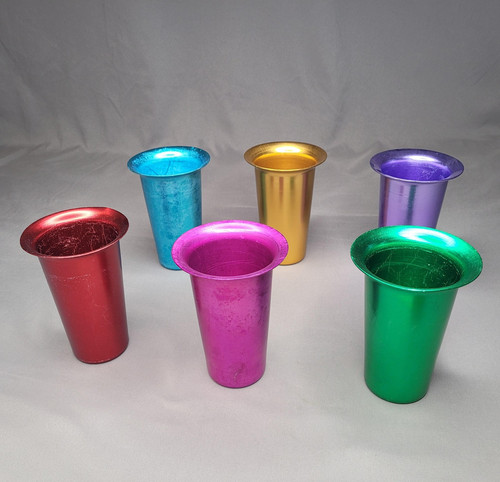 Set bicchieri alluminio - 6,