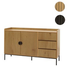 Credenza HWC-O39, comò armadio 3 cassetti 2 ante legno melaminico 80x130x42cm