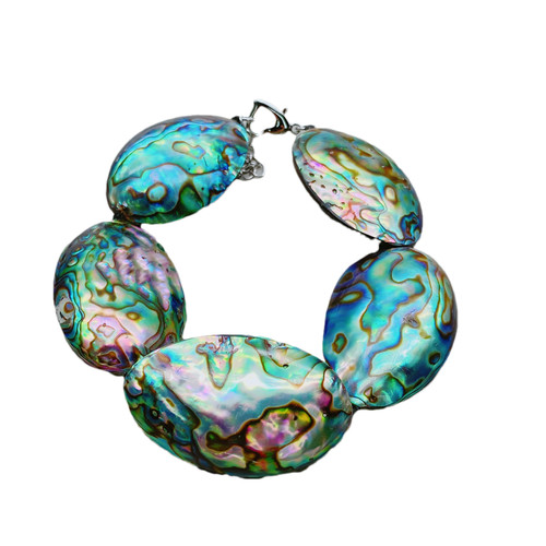 Bracciale perline conchiglia - bracciale,