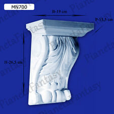 MENSOLA CAPITELLO REGGIMENSOLA IN GESSO X ARREDO CORNICI STUCCHI DECORI MN700