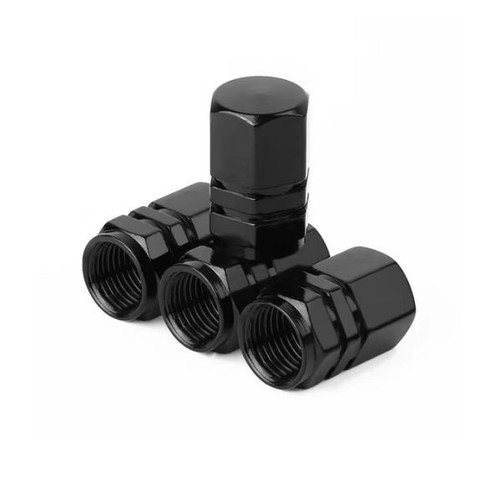 Valve dust caps black - dust,