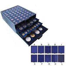 Masterphil Cassetto MP-BOX sovrapponibile per MONETE in Velluto Master Phil