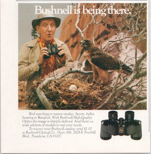 Bushnell rivista pubblicità