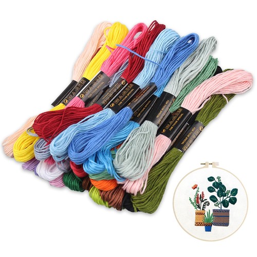 Colori filo ricamo kit 8 - colori,