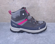 Quechua Children's Trekking Boots, Breathable Waterproof Non-slip Sole Sz 36 blu