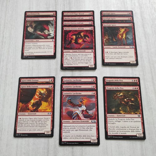 Mazzo magic rosso - rosso, monocolore