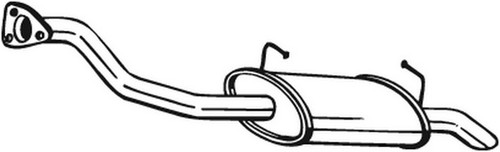 200 silenziatore posteriore - 200, cv