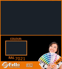 FELLO Verniciatura a polvere - RAL 7021 Grigio nerastro struttura fine 5KG