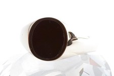 Anello uomo onice oro giallo