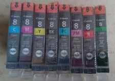 Canon CLI 8 C-M-Y-BK-PC-PM-R-G