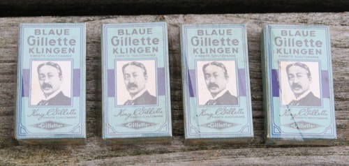 Lame gillette blu vintage - lame,