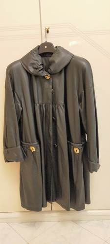 Capotto pelle nero - di,