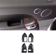 Guarnizione copri interruttore serratura bambino stile fibra forgiata per Range Rover Sport 14-18