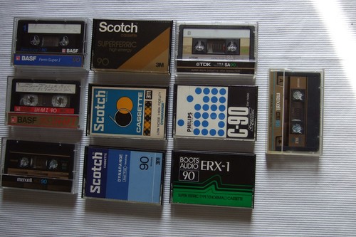 Vintage ten audio cassette - ten,