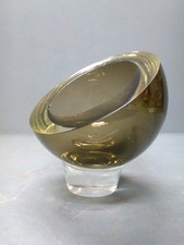 Posacenere Cristallo Fumè - Space Age - Vintage 70