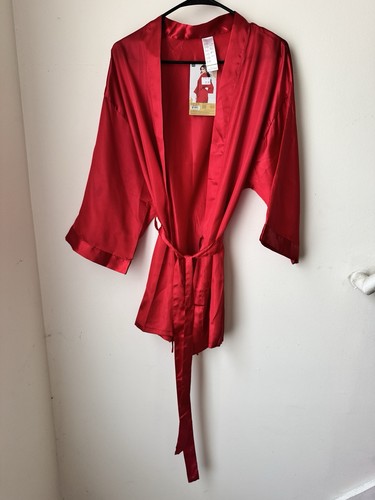 Accappatoio donna raso rosso