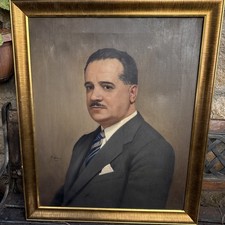 Dipinto Antico Firmato 1940 Olio Su Tela