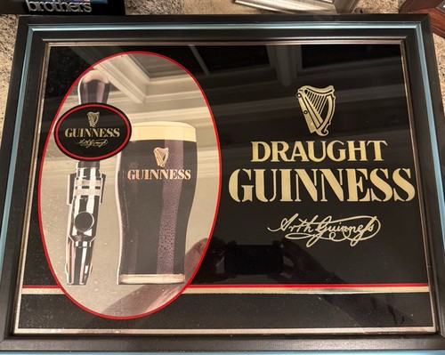 Vintage guinness draught glass - vintage,