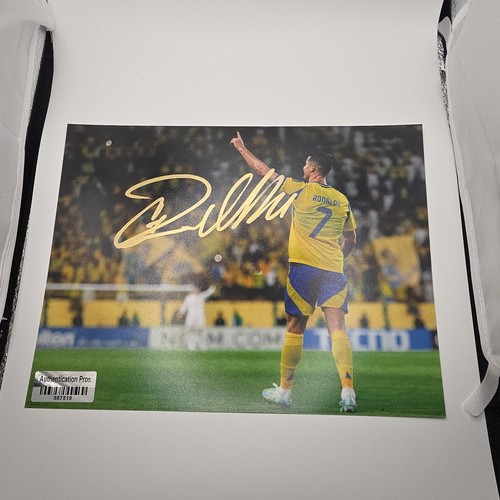 Foto calcio autografata