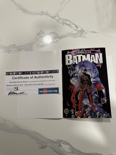 Absolute batman clay - clay, mann