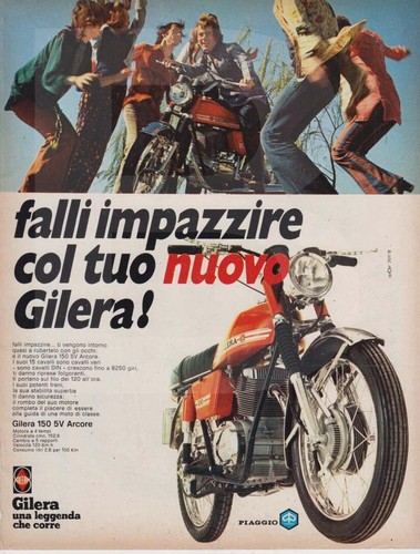 Advertising pubblicità moto - advertising,